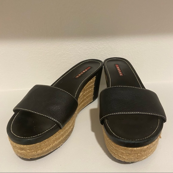 Prada Espadrille Wedges - Picture 2 of 8